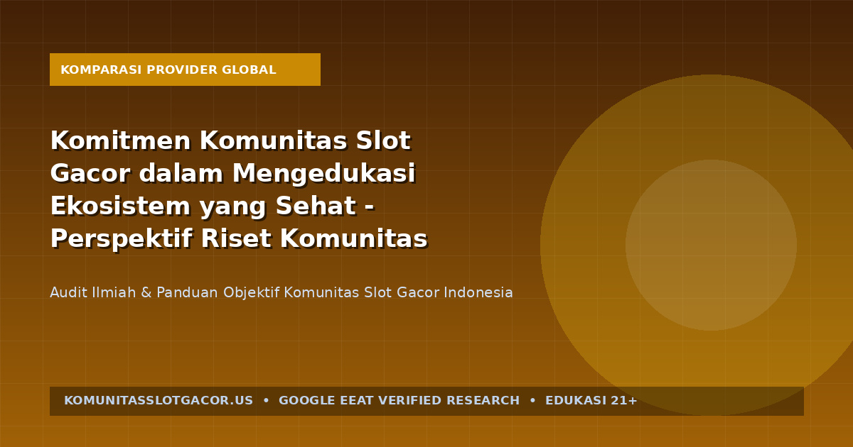 Gambar Komunitas Slot Gacor